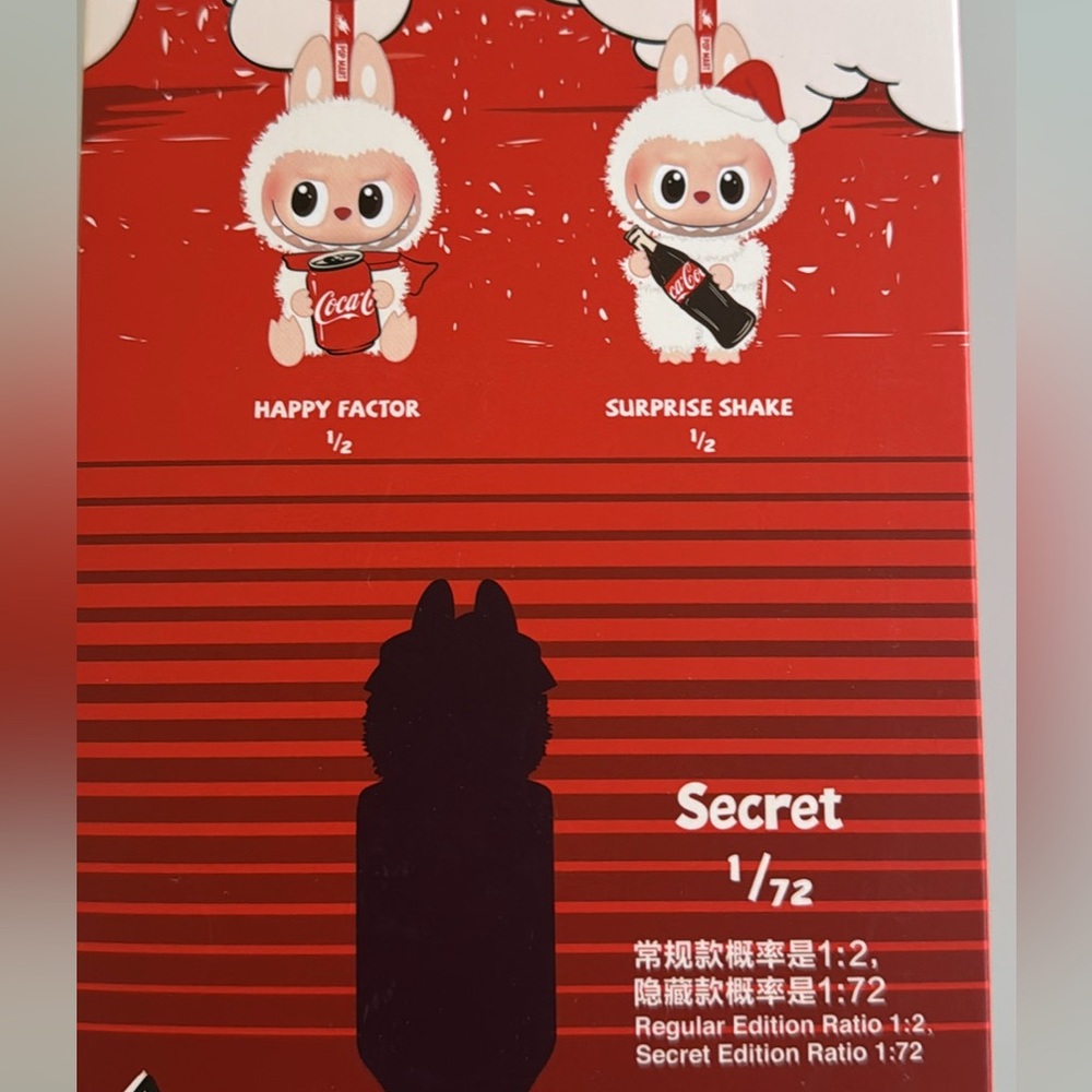 Authentic Unopened Labubu Monsters Vinyl Blind Box with Coca-Cola Coke Design - Picture 2 of 3